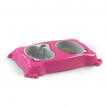 COMEDOURO P/ CAO PRATIC GRANDE ROSA