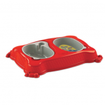 COMEDOURO P/ CAO PRATIC GRANDE VERMELHO