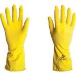LUVA LATEX KALIPSO AMARELA TAM. M