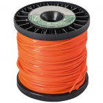 LINHA DE NYLON LARANJA QUADRADA 3.0MM
