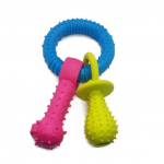 BRINQUEDO MORDEDOR ARGOLA + CHUPETA