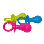 BRINQUEDO MORDEDOR CHUPETA GUIZO AZUL