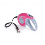 GUIA RETRATIL P/ PASSEIO 5MT ROSA