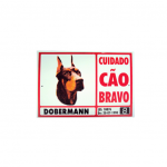 PLACA ADVERT. DOBERMANN