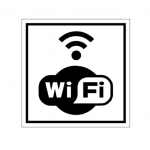 PLACA ADVERT. WI-FI